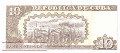 Cuba - 10  Pesos (#117s_UNC)