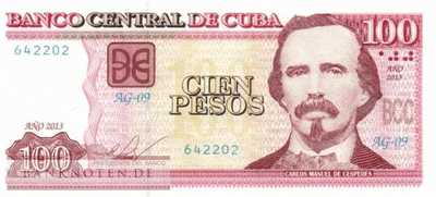 Kuba - 100  Pesos (#129e_UNC)