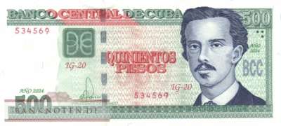 Kuba - 500  Pesos (#131f_UNC)
