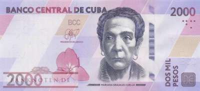 Kuba - 2.000 Pesos (#145_UNC)