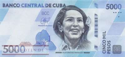 Kuba - 5.000 Pesos (#146_UNC)