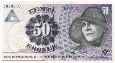 Denmark - 50  Kroner (#060e-2_UNC)