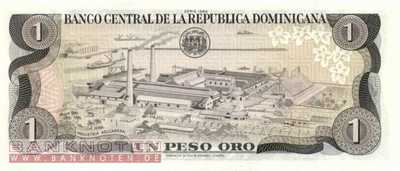 Dominikanische Republik - 1  Peso Oro (#126a-U1_UNC)