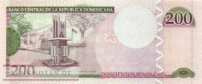 Dominican Republic - 200  Pesos Oro (#178b_UNC)