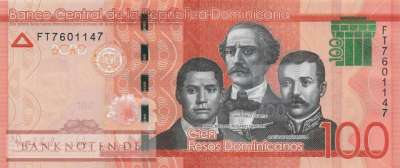Dominikanische Republik - 100 Pesos Dominicanos (#190i_UNC)