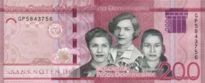 Dominikanische Republik - 200  Pesos Dominicanos (#191h_UNC)