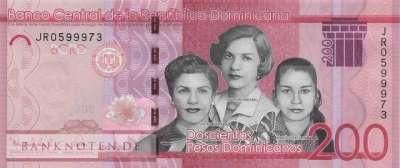Dominikanische Republik - 200 Pesos Dominicanos (#191i_UNC)