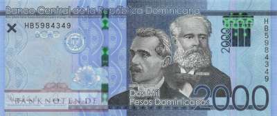 Dominikanische Republik - 2.000 Pesos Dominicanos (#194h_UNC)
