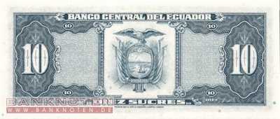 Ecuador - 10  Sucres (#114b-LK-U2_UNC)