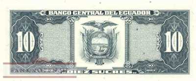 Ecuador - 10  Sucres (#121-LS_UNC)