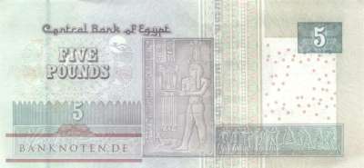 Ägypten - 5  Pounds (#072-23_UNC)