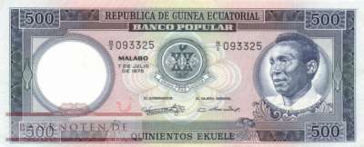 Äquatorialguinea - 500  Eukuele (#012_AU)