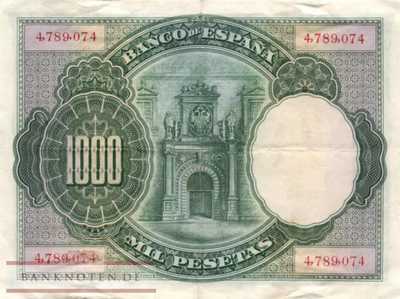 Spanien - 1.000  Pesetas (#070c_VF)