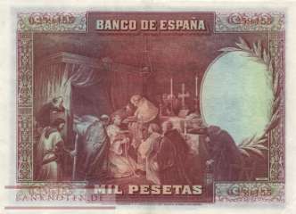 Spanien - 1.000  Pesetas (#078a_AU)