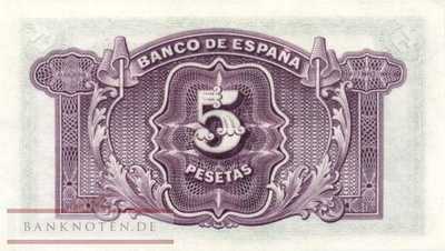 Spanien - 5  Pesetas (#085_AU)