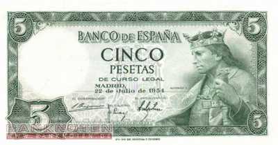 Spanien - 5  Pesetas (#146a_XF)