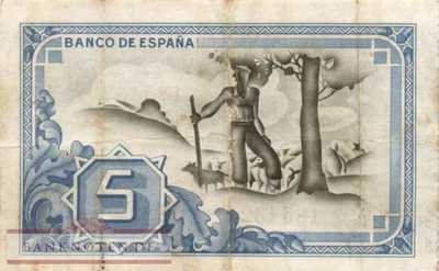 Spanien - 5  Pesetas (#S561g_VF)