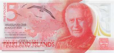 Falkland Inseln - 5 Pounds (#020_UNC)