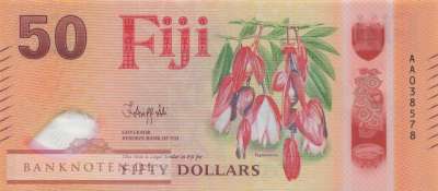 Fidschi Inseln - 50 Dollars (#128_UNC)