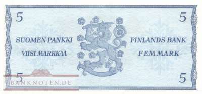 Finnland - 5  Markkaa (#099a-50-1_UNC)