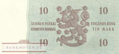 Finnland - 10  Markkaa (#100a-U1_UNC)