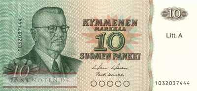 Finnland - 10  Markkaa (#112a-19_UNC)