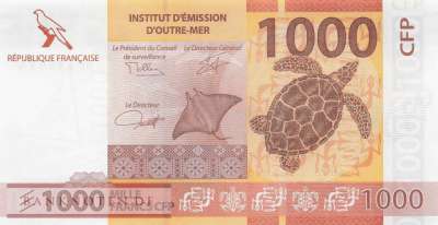 Franz. Pazifik Territorien - 1.000 Francs (#006d_UNC)