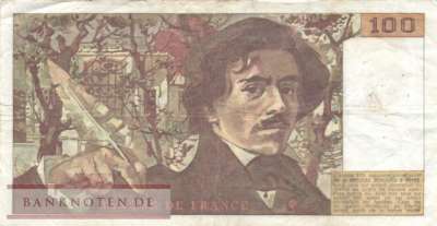 Frankreich - 100  Francs (#154e-91_F)