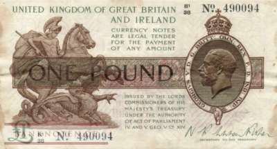 Grossbritannien - 1  Pound (#359a_F)