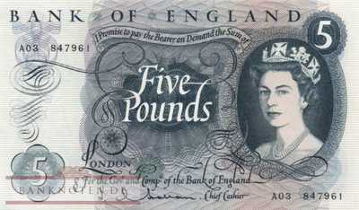 Grossbritannien - 5  Pounds (#375a_UNC)