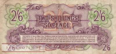 Grossbritannien - 2/6  Shillings/Pence (#M019a_F)