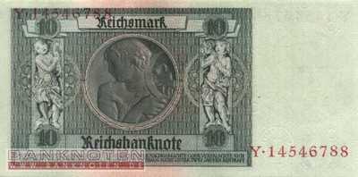 Germany - 10  Reichsmark (#0173a-STY_AU)