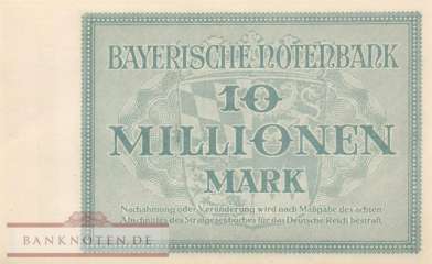 Bayern - 10 Millionen Mark (#BAY016_UNC)