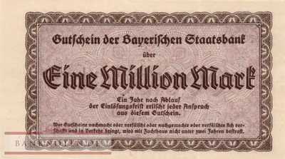 Bayern - 1 Million Mark (#BAY218b_UNC)