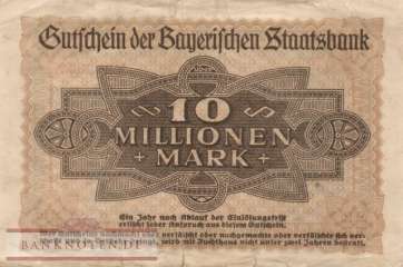 Bayern - 10 Millionen Mark (#BAY221a_VG)