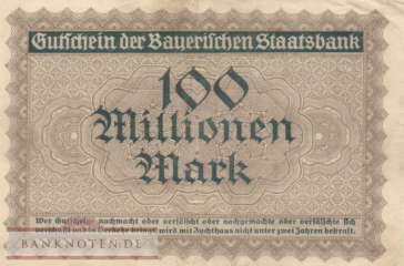 Deutschland - 100 Millionen Mark (#BAY224a_VF)