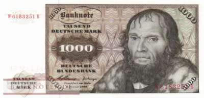 Deutschland - 1.000  Deutsche Mark (#BRD-12a_UNC)