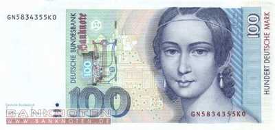 Germany - 100  Deutsche Mark (#BRD-54a_UNC)