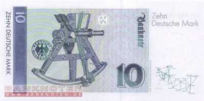 Deutschland - 10  Deutsche Mark (#BRD-56a-GN_UNC)
