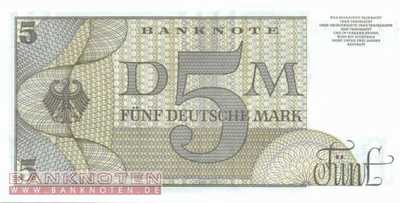 Deutschland - 5  Deutsche Mark (#BRD-61a_UNC)