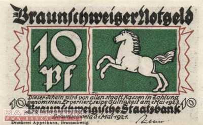 Braunschweig - 10  Pfennig (#BRS21a_UNC)