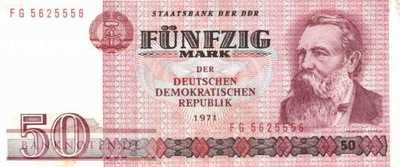 Germany - 50  Mark (#DDR-22c_AU)