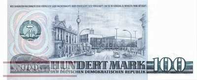 Germany - 100  Mark (#DDR-25a_XF)
