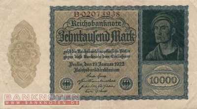 Germany - 10.000  Mark (#DEU-078b_XF)