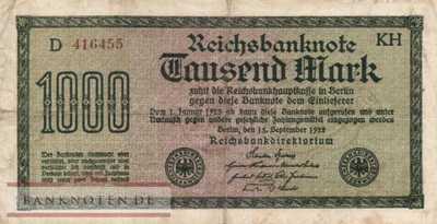 Deutschland - 1.000  Mark (#DEU-084f_F)