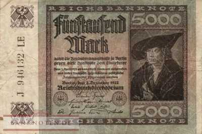 Deutschland - 5.000  Mark (#DEU-091a_F)