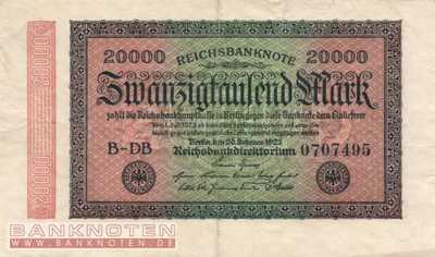 Germany - 20.000  Mark (#DEU-095g_VF)