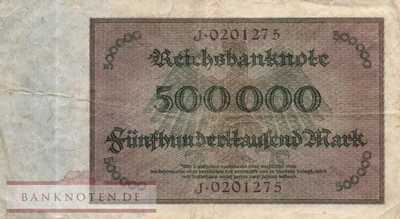 Germany - 500.000  Mark (#DEU-099a_F)