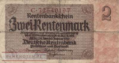 Germany - 2  Rentenmark (#DEU-223b_VG)