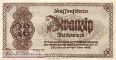 Deutschland - 20  Reichsmark (#DEU-262_AU)